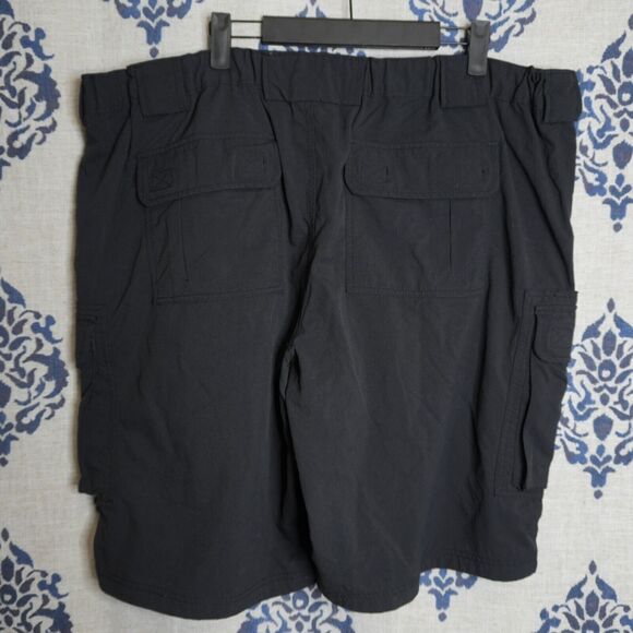 Duluth Men's Dry on the Fly 11" Cargo Shorts Size 2XL Black Excellent Outdoor - Picture 2 of 7